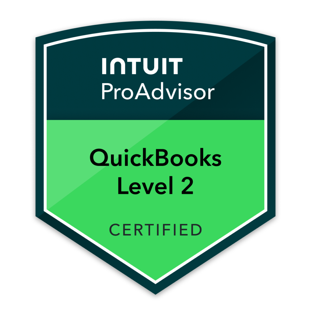 Quickbooks Level 2 badge